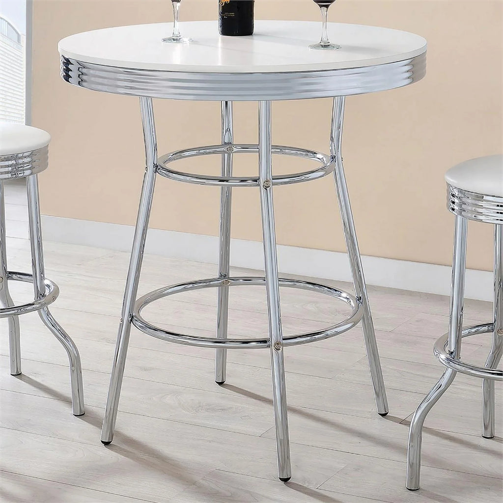White Retro Bar H79148