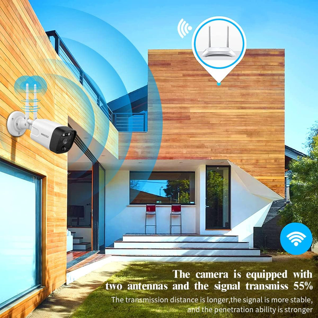 3K 5.0MP Wireless Security Camera System with 1TB Hard Drive K8558