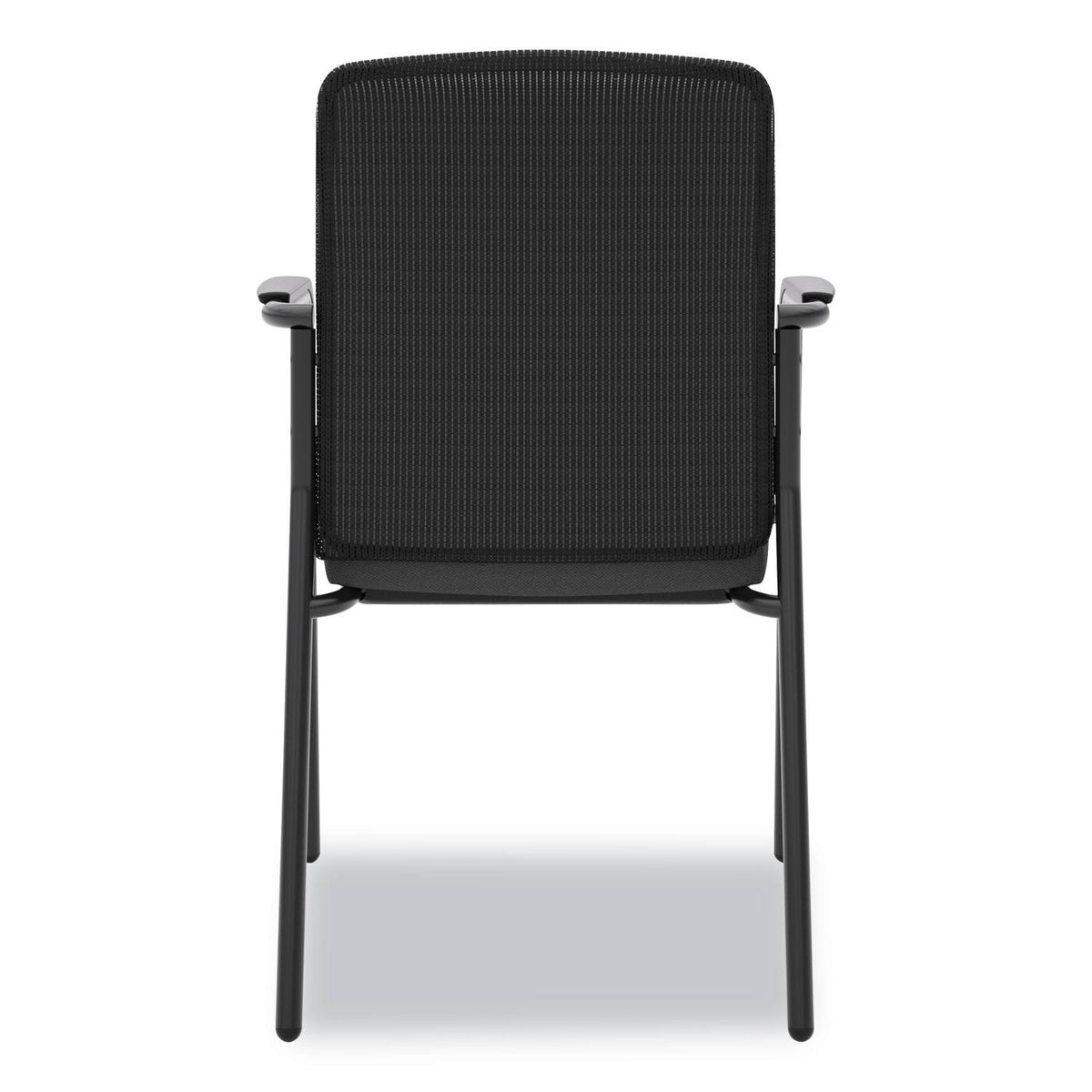 Black Mesh Back Multi-Purpose Chair with Arms C436