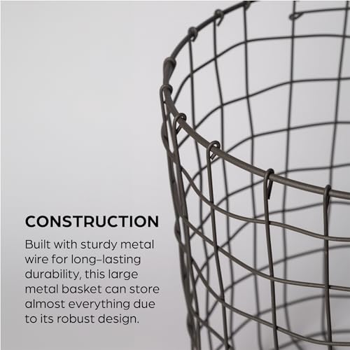 8" x 6" x 8" Metal Wire Basket S429019