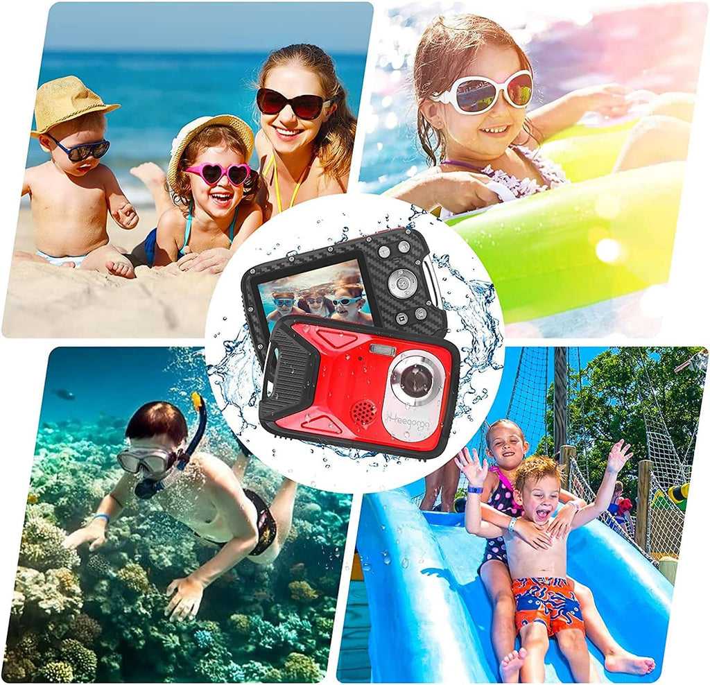 Waterproof Digital Camera 21MP 1080P Blue L569
