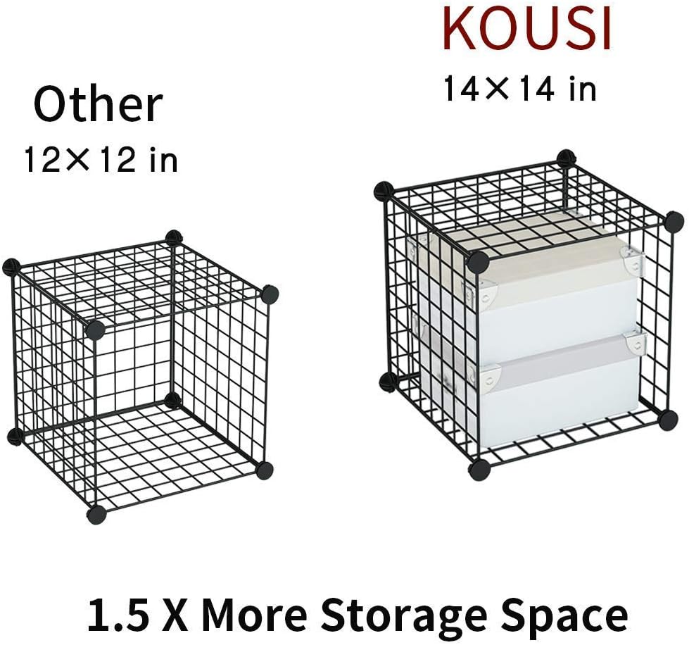 14x14 Wire Cube Storage 30-Cube Modular Shelving Unit S81649