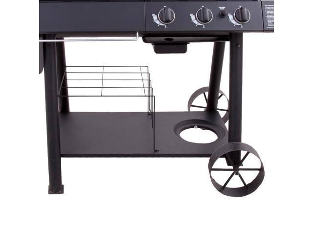 Charcoal/Gas/Smoker Combo O84652