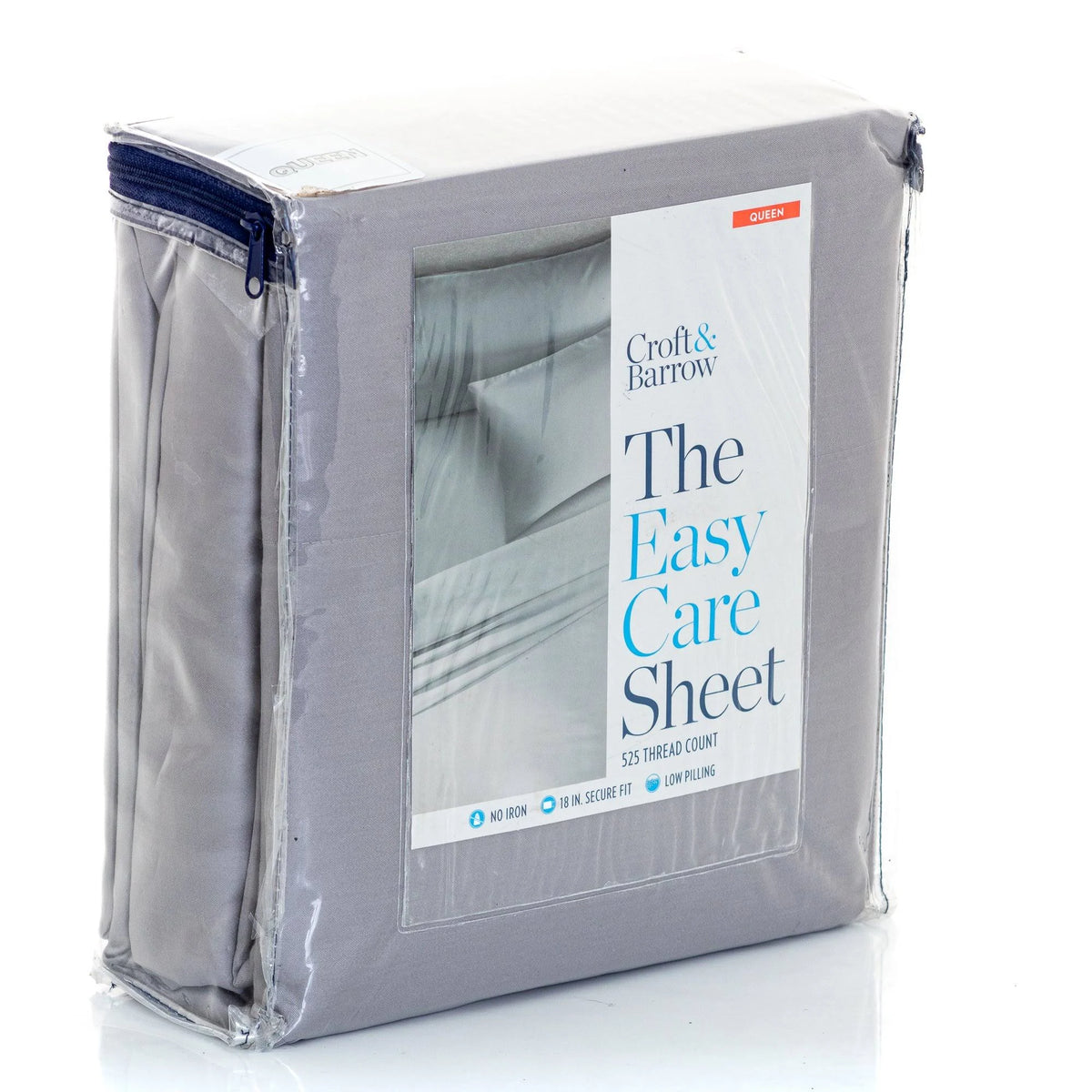 Light Grey Easy Care Sheet Set V39958