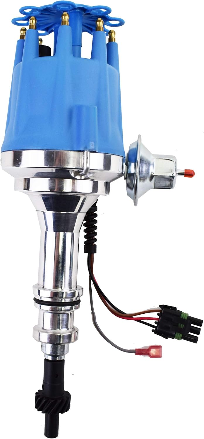 Black Cap Distributor for Ford 351W V8 Engine N428