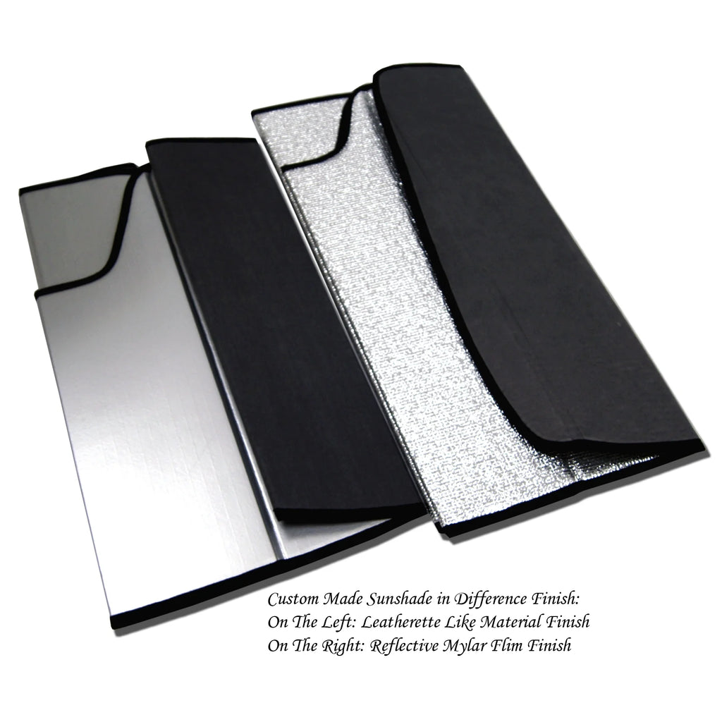 Custom Fit Leatherette Windshield Sun Shade Protector E956
