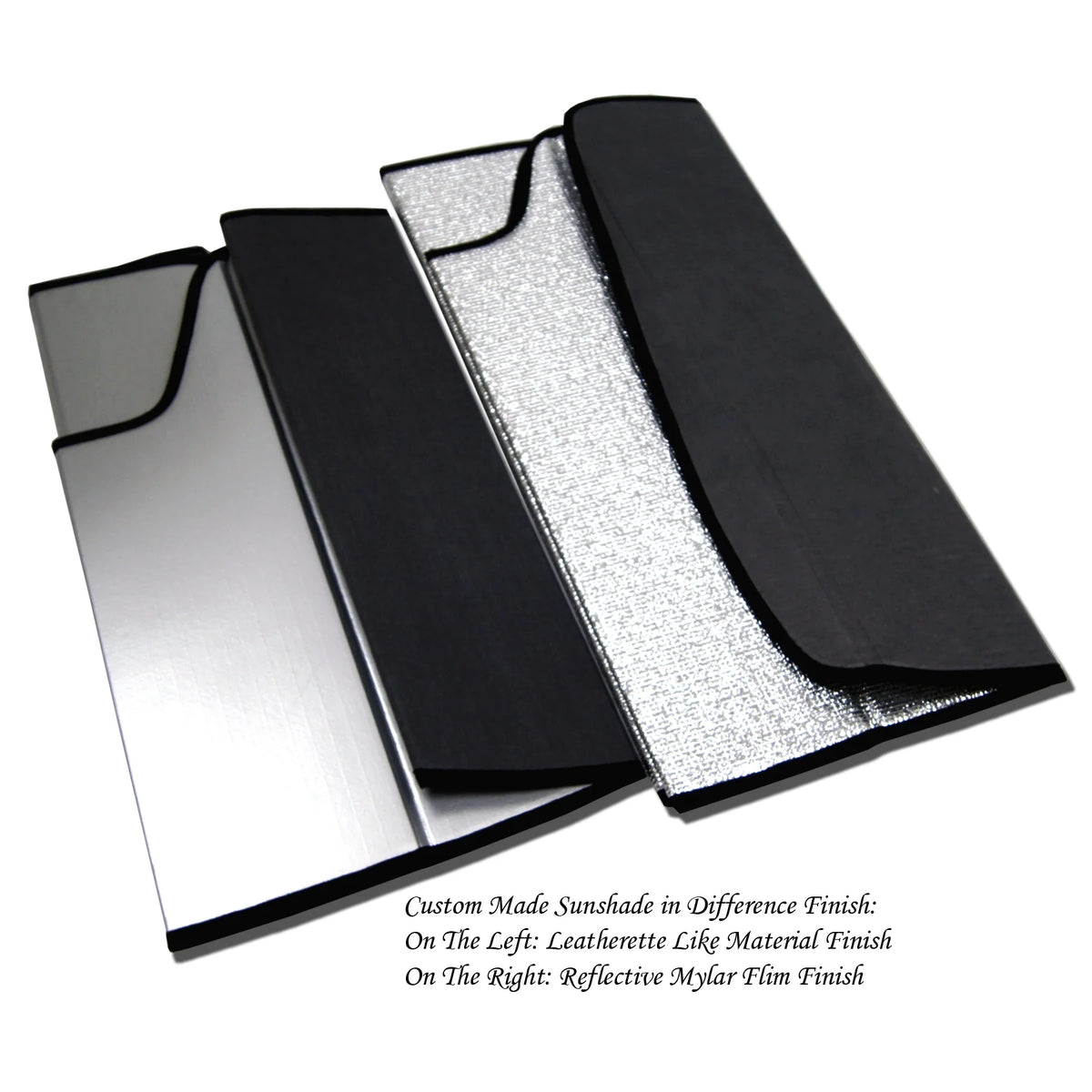 Custom Fit Leatherette Windshield Sun Shade Protector E956