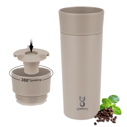 16 oz Stainless Steel Insulated Travel Coffee Mug B525279