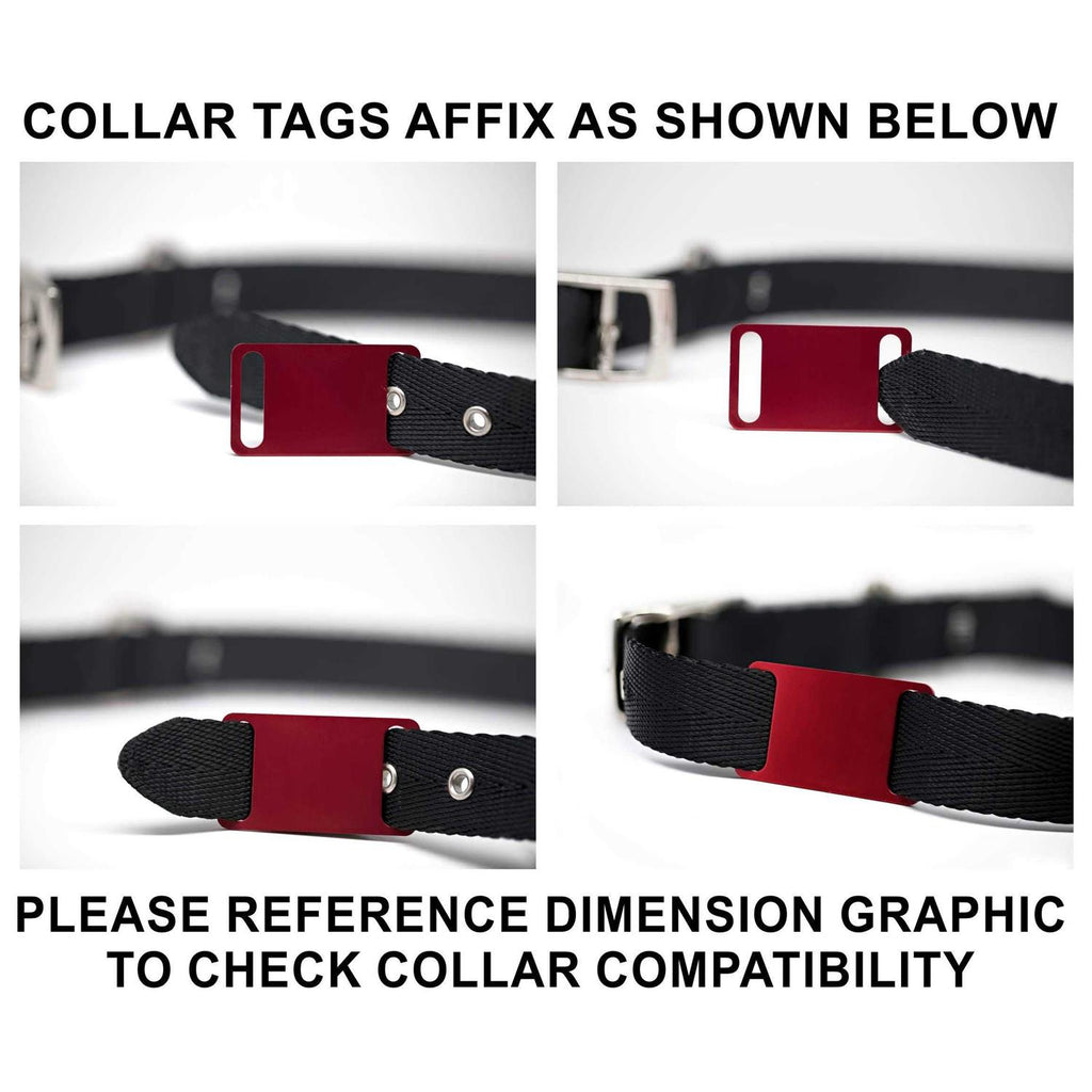Slide-On Pet ID Tag Collar Tag Z9708