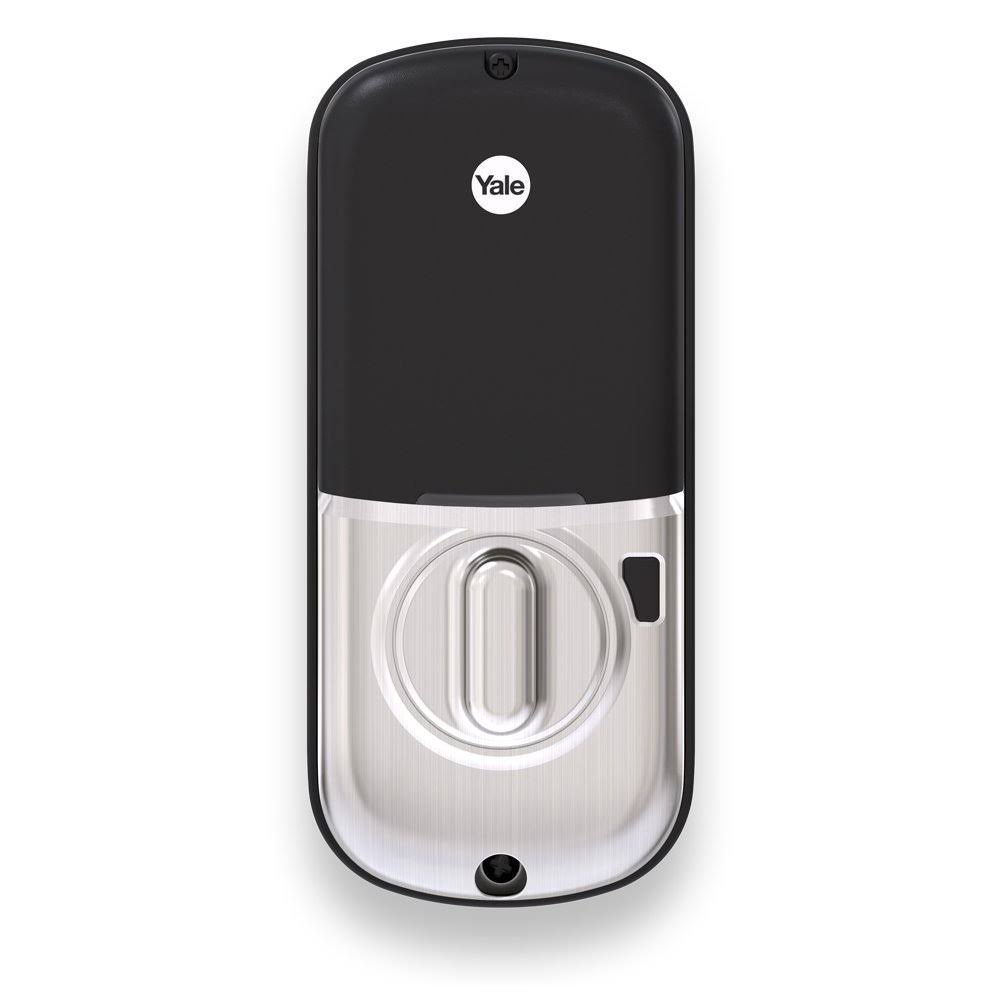 Satin Nickel Finish Push Button Deadbolt with Bluetooth N8114