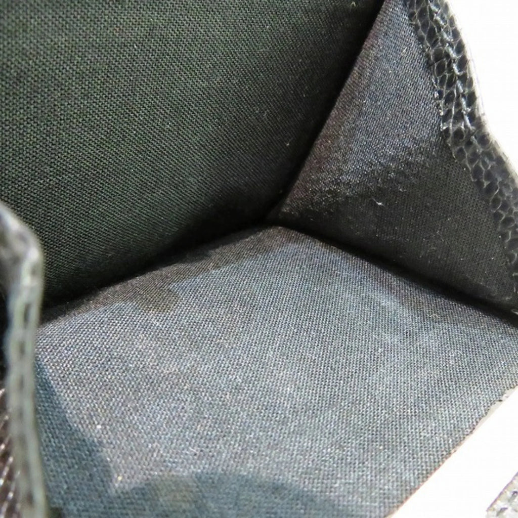 Pre-Owned Black Bifold Wallet V393