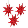 3Pcs Paper Star Lantern Lampshade Hanging Decorations M70455