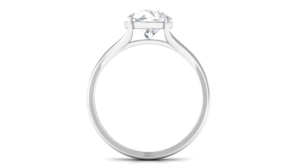 925 Sterling Silver Lab Grown Diamond Solitaire Ring G930