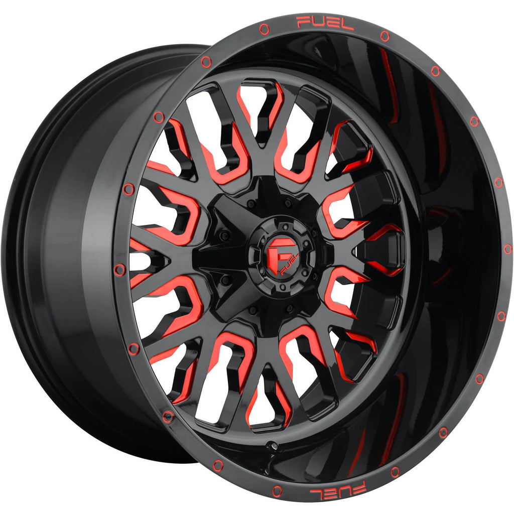 Gloss Black Candy Red 1-Pc Wheel R50024