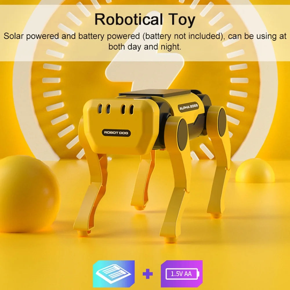 Solar Powered Robot Dog Cattle Kit Science Experiment G713