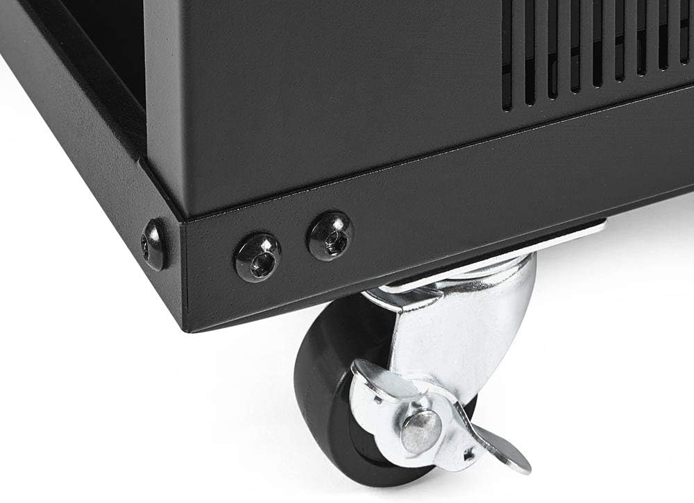 12U Portable Rolling Network Rack T8901