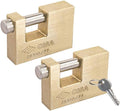 Keyed Alike Solid Monoblock Heavy Duty Padlocks, Pack of 2 Z569