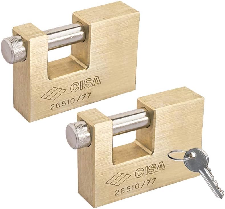 Keyed Alike Solid Monoblock Heavy Duty Padlocks, Pack of 2 Z569