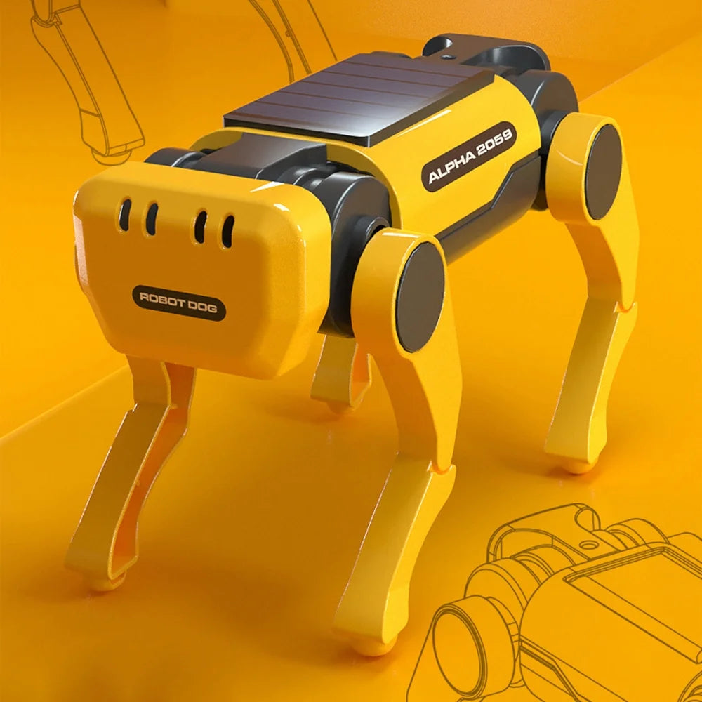 Solar Powered Robot Dog Cattle Kit Science Experiment G713