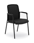 Black Mesh Back Multi-Purpose Chair with Arms C436