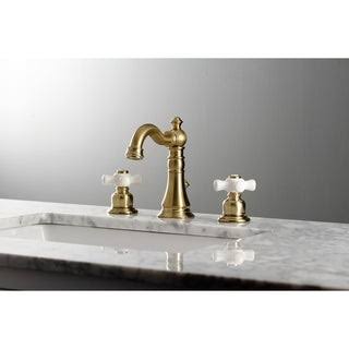 Matte Black Widespread Bathroom Faucet P110