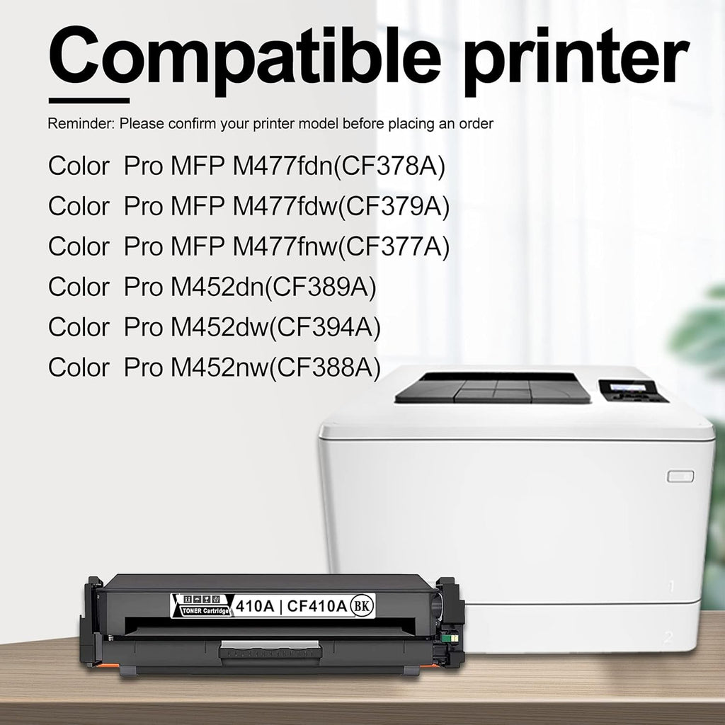 2 Black 410A Toner Cartridge Pack of 2 Q819