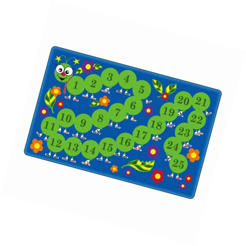 Counting Caterpillar 6' x 9' Carpet R875