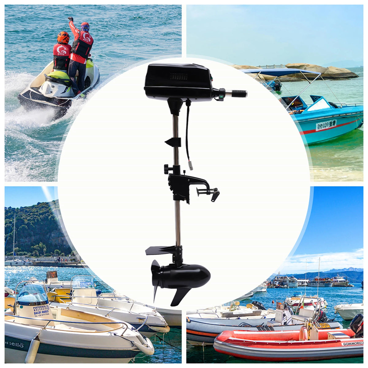 2.2KW Electric Outboard Motor Boat Engine S139