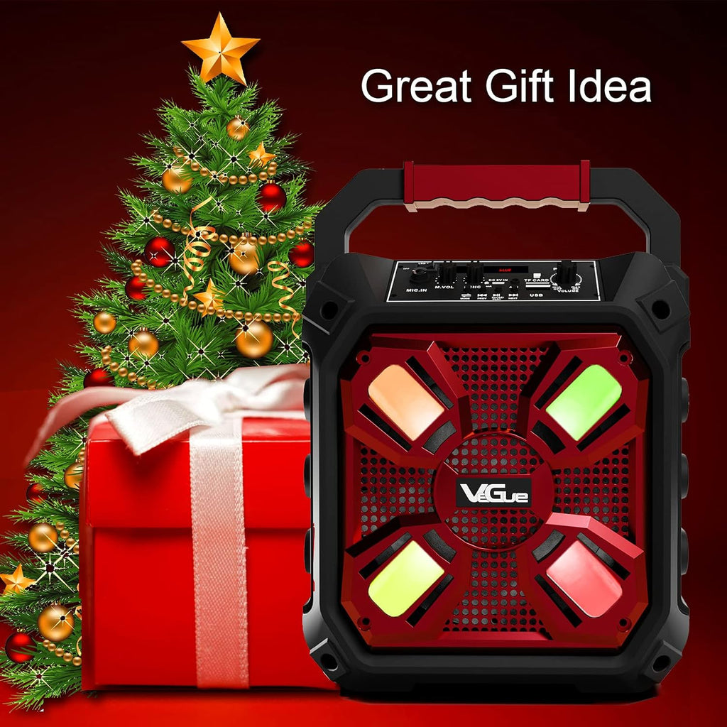 Karaoke Machine with Wireless Microphone and LED Lights Q726