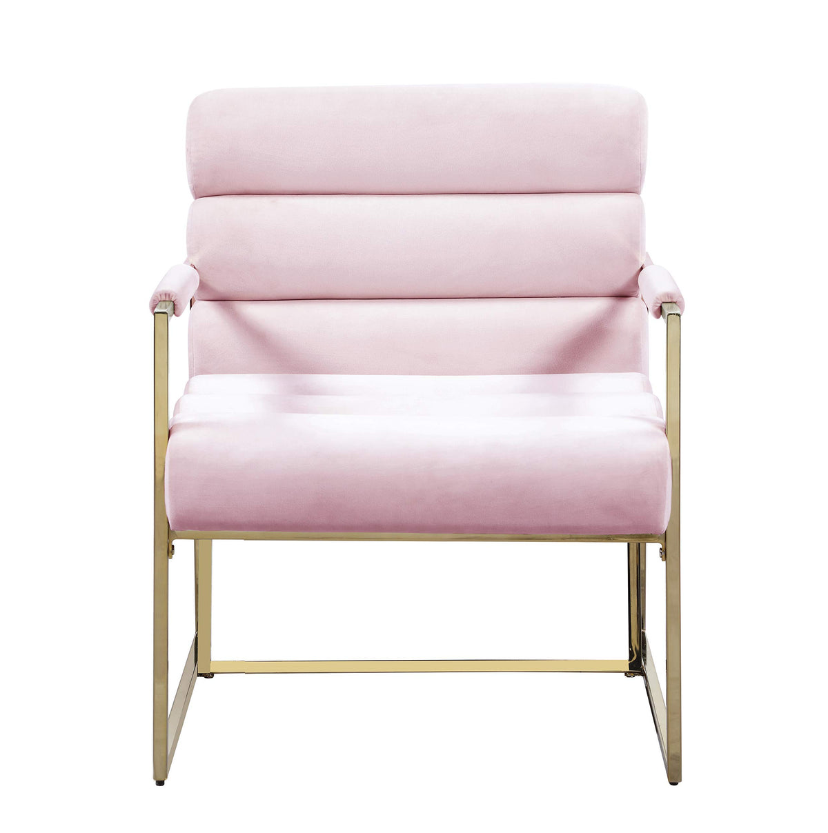 Pink Velvet Lounge Chair O4179