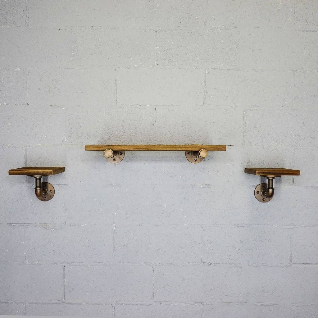 Black Set of 3 Wall Shelf M8545