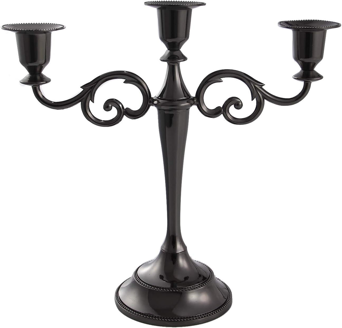 Black 5 Candle Candelabra 29 Inches Tall U770