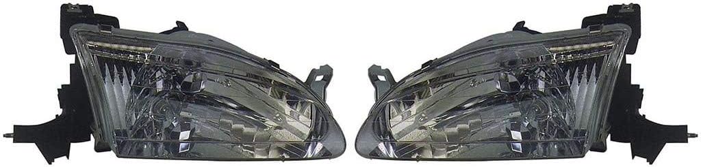 Headlight Assembly Pair for Toyota Corolla 1998-2000 O345