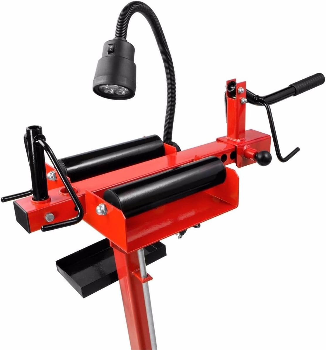 Manual Tire Spreader Portable Tire Changer Stand Adjustable LED Light Tool L743142