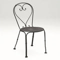 Black Stacking Patio Dining Chair A509