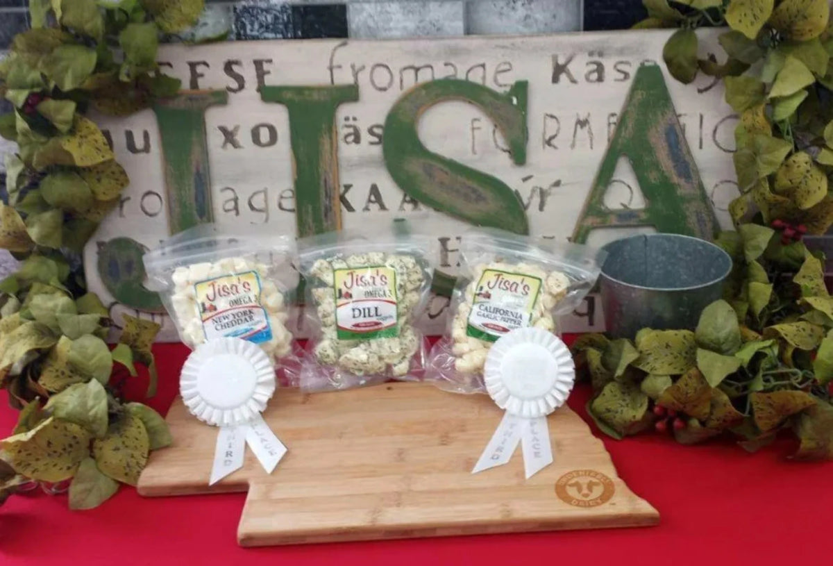 Nebraska Farmstead Cheese Nuggets 3 Piece Sampler T393009