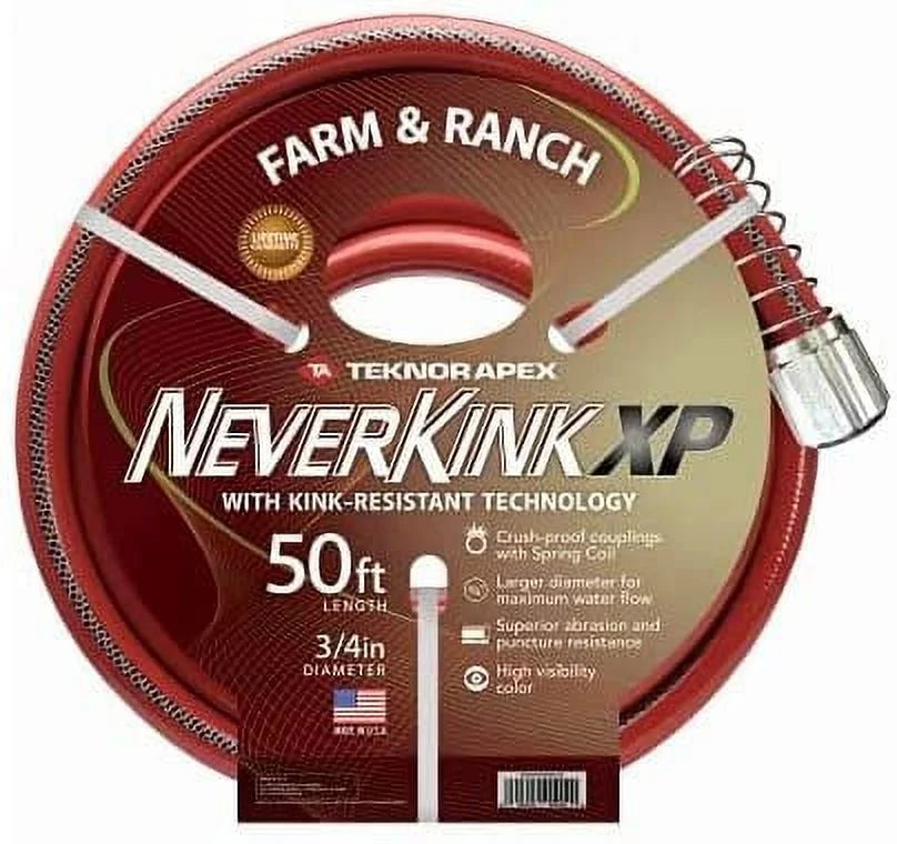Farm and Ranch Hose 50-ft Red D496891