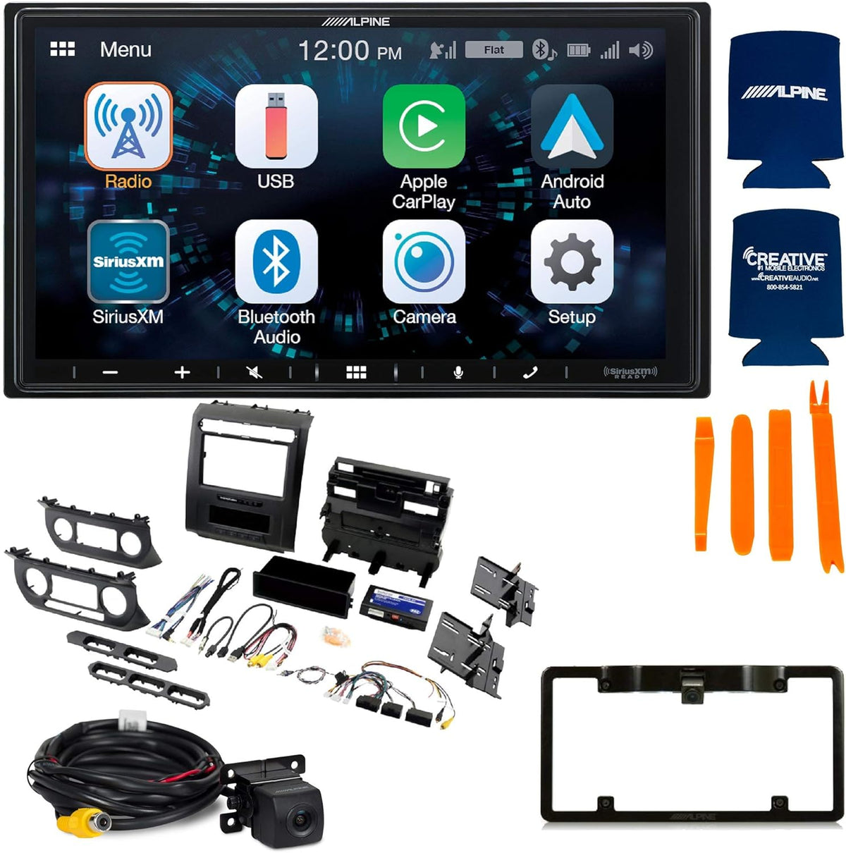 Receiver with Backup Camera and License Plate Frame H329