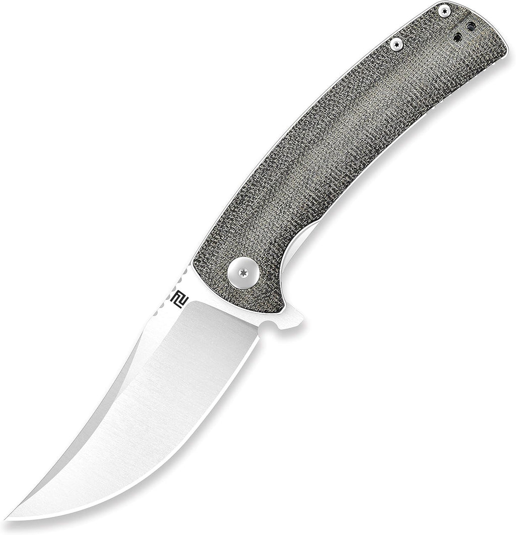 OD Green Micarta Folding Pocket Knife R301