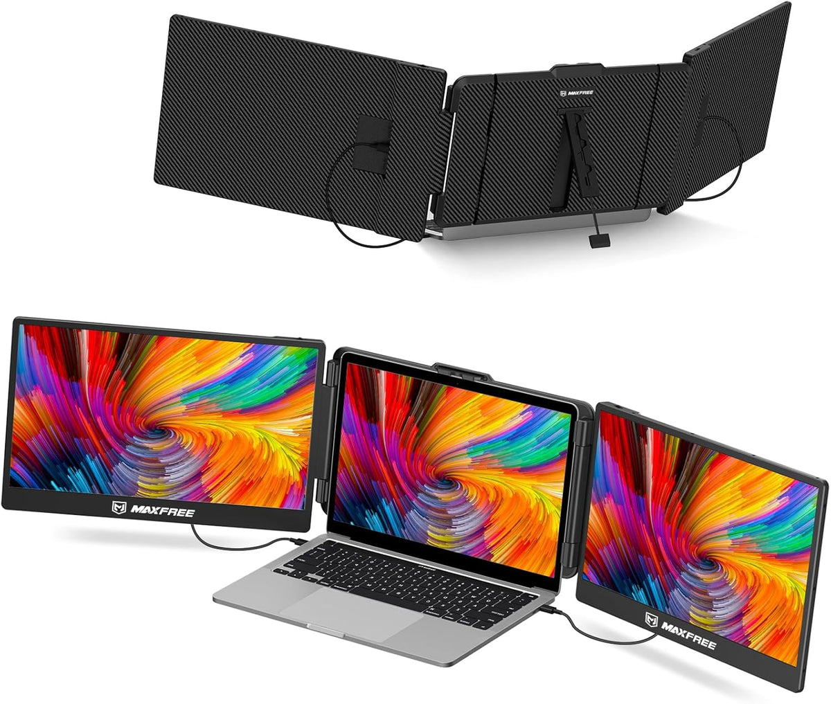 14" FHD 1080P Portable Laptop Monitor Extender with HDMI/USB-A/Type-C B73990