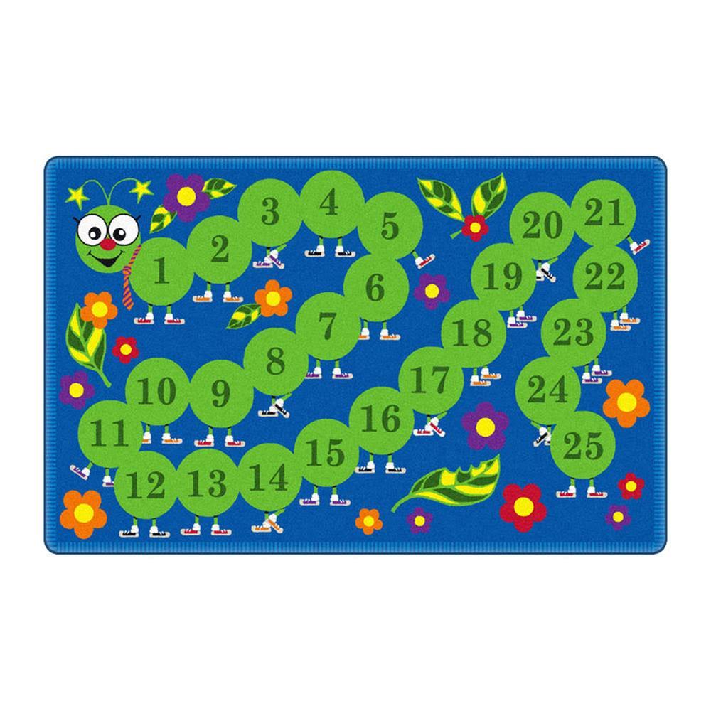 Counting Caterpillar 6' x 9' Carpet R875