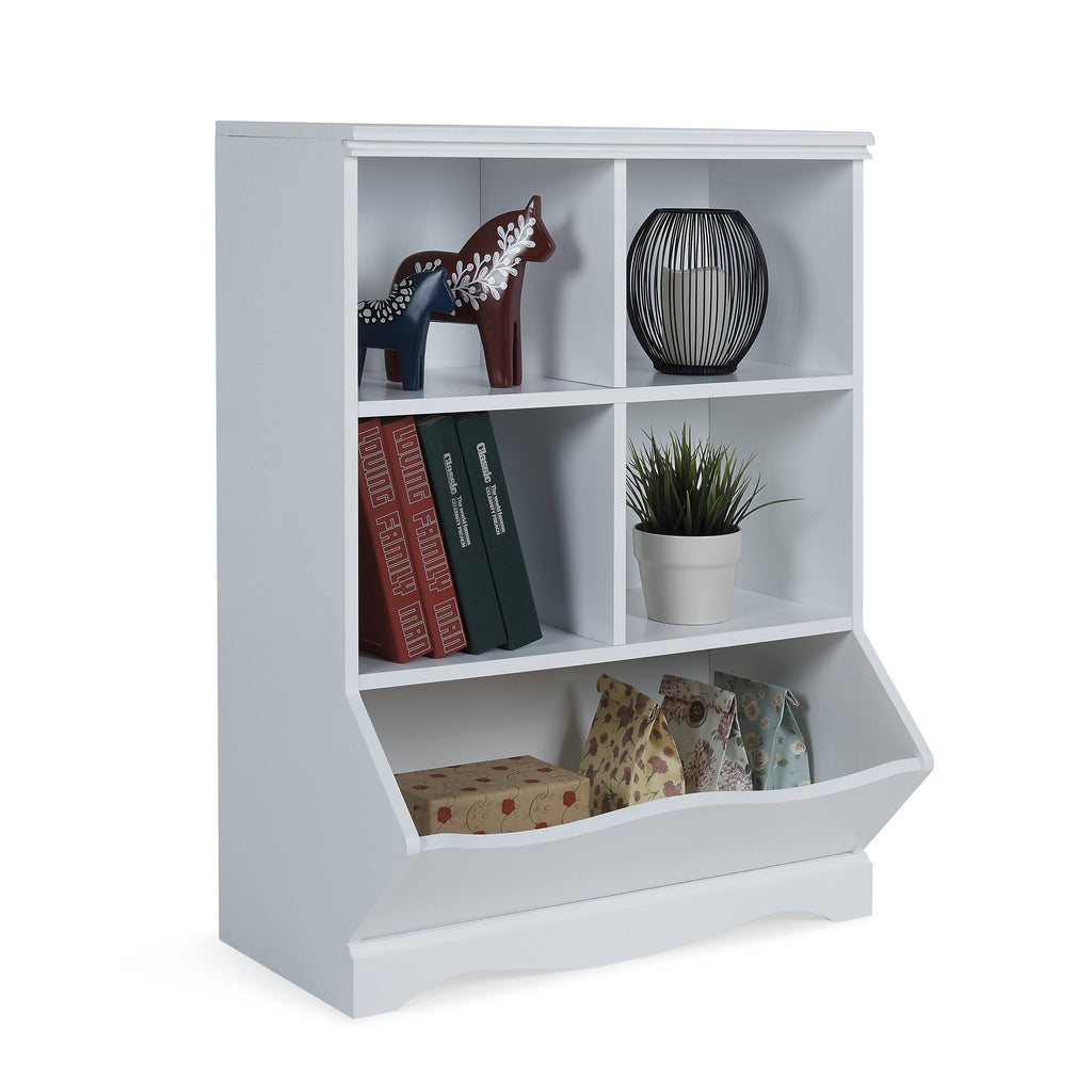 White Multi Cubby Storage Cabinet C33600