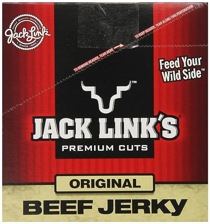 Beef Jerky, Original, 1.5-Ounce Bags (Pack of 10) U303118