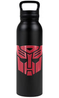 24 oz Vacuum Insulated Stainless Steel Water Bottle with Loop Cap B950838
