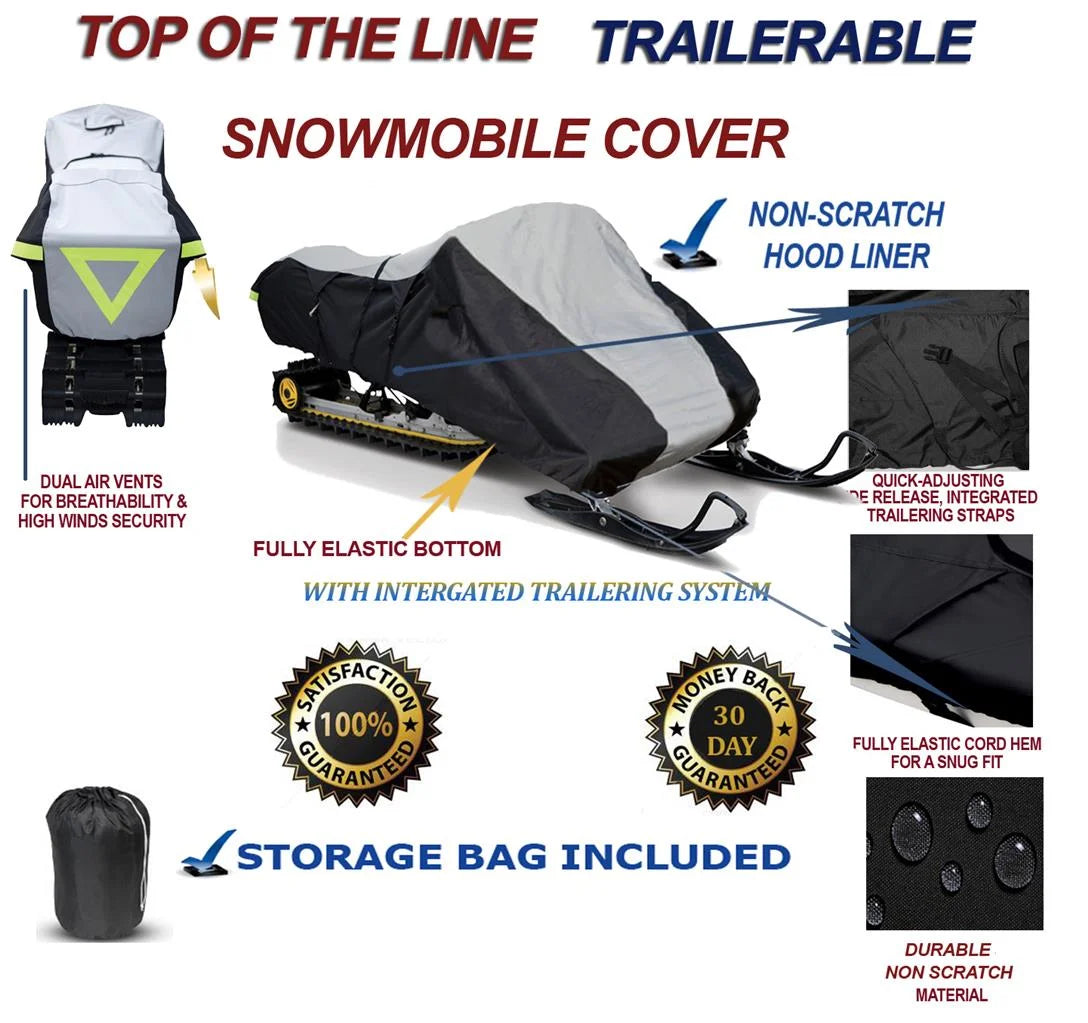 600D Snowmobile Travel and Storage Cover F706