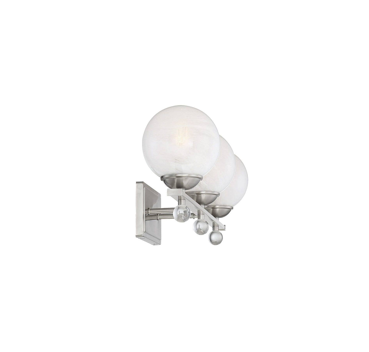 Satin Nickel 3 Light Bath R66084