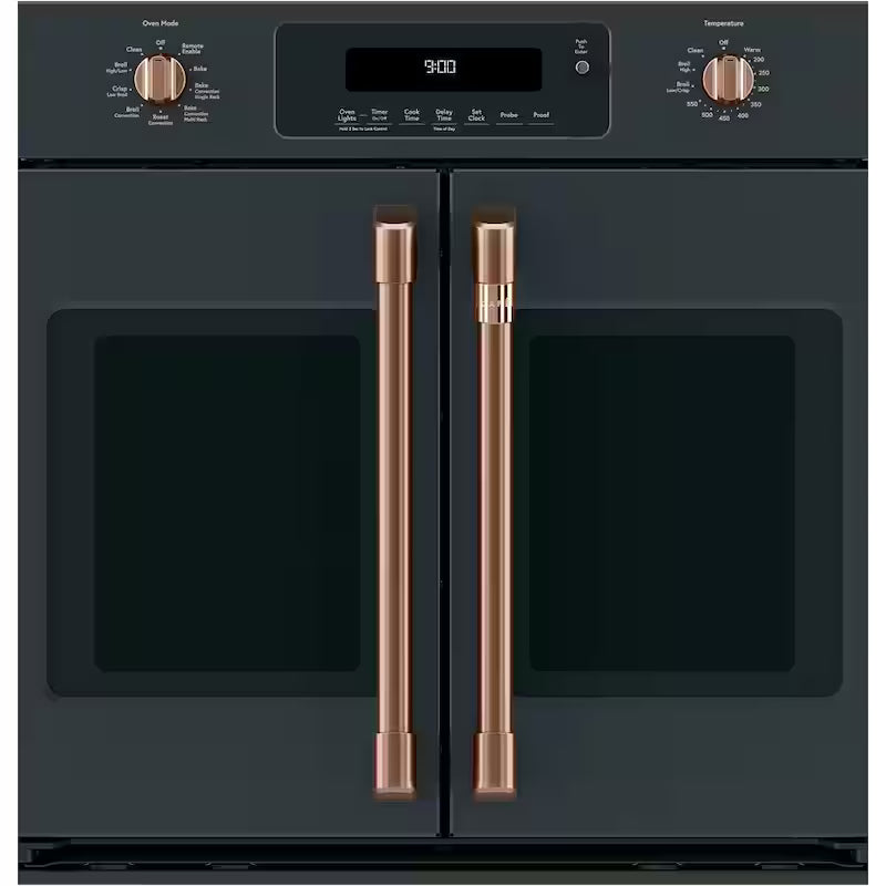 Wall Oven Handle and Knob Kit in Brushed Copper W172