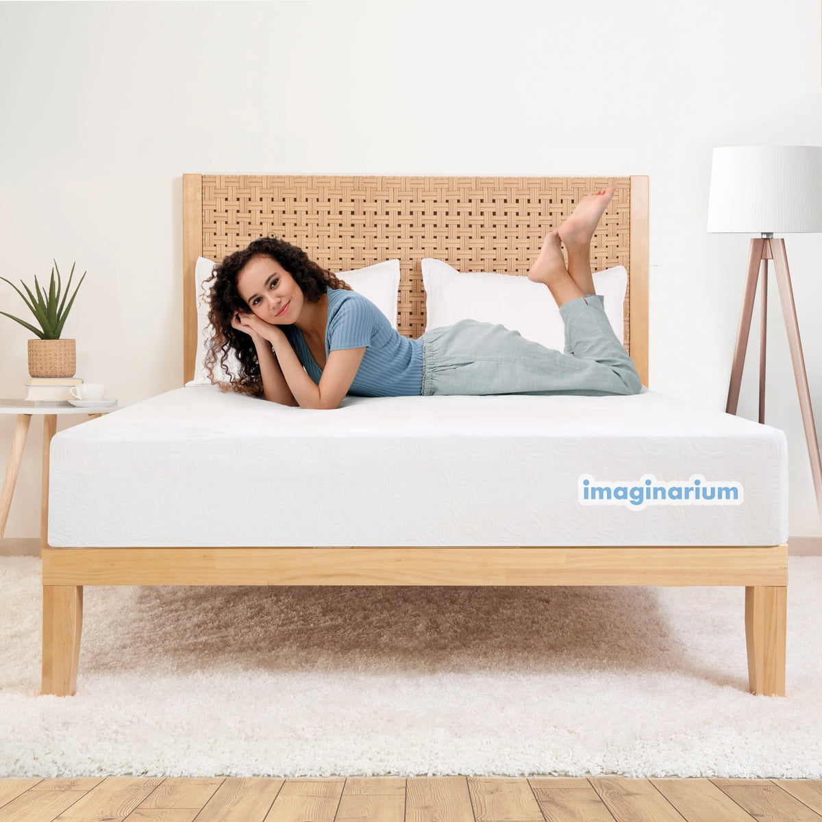 Twin Memory Foam and Coils Mattress L5012
