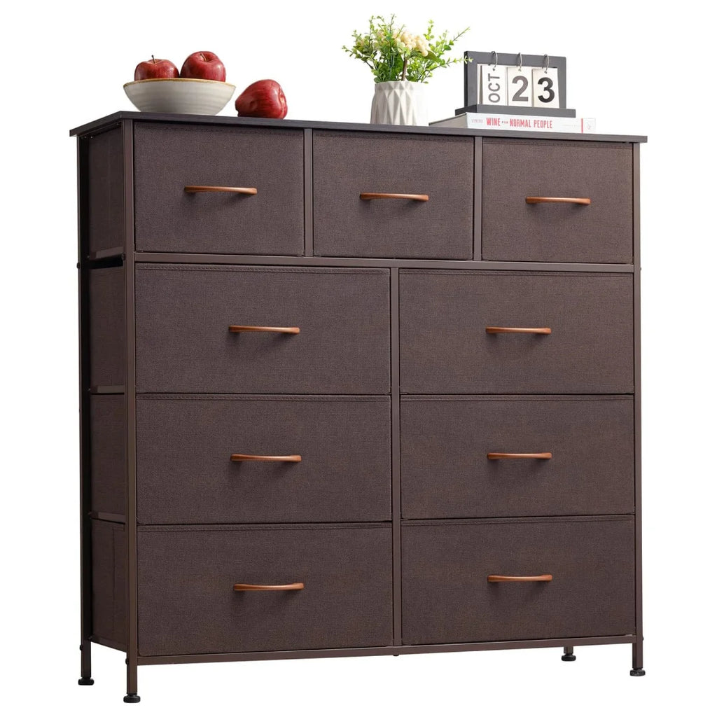 9 Drawer Fabric Storage Dresser S5773