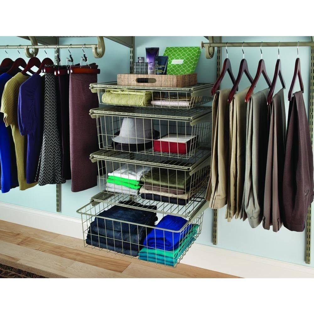 Nickel Ventilated Wire 4-Drawer Kit L66617